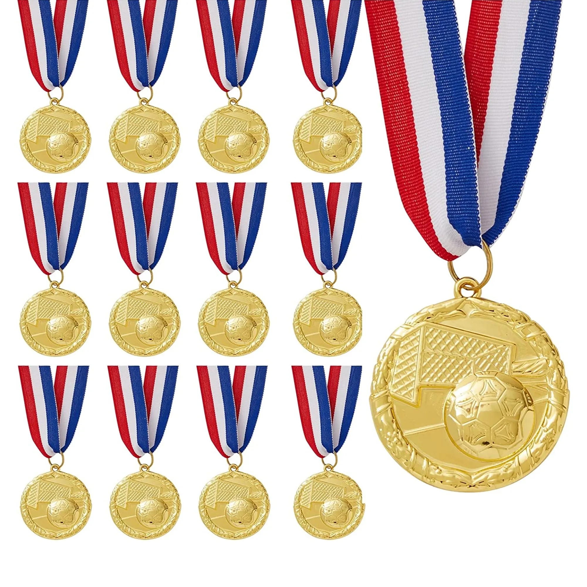 MOQ50 Custom Zinc Medal With Lanyard 3