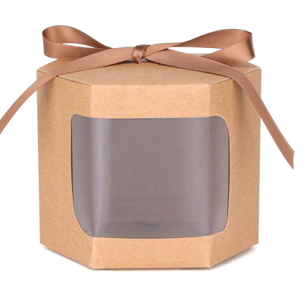 Cowhide Laser Window Paper Box Cake Candy Baking Gift Box 12