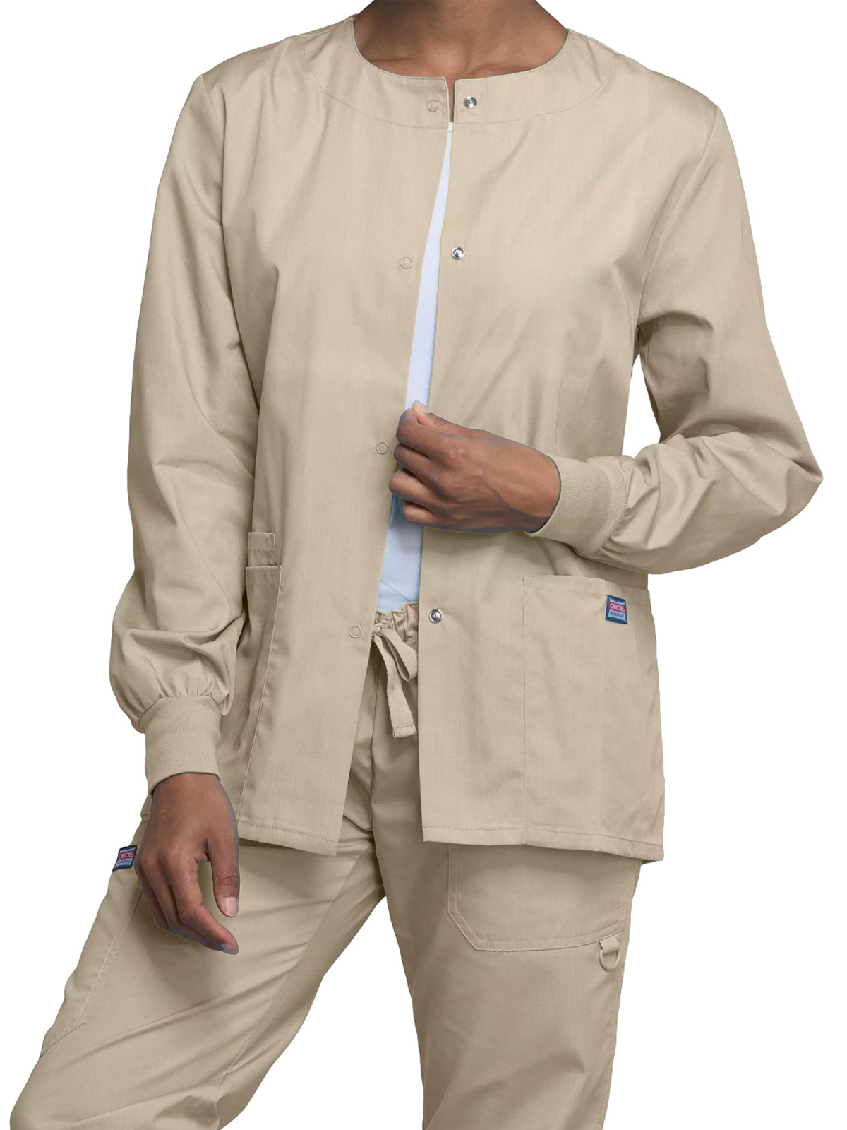Cherokee - Workwear Originals - Women's 3-Pocket Snap Front Jacket 42