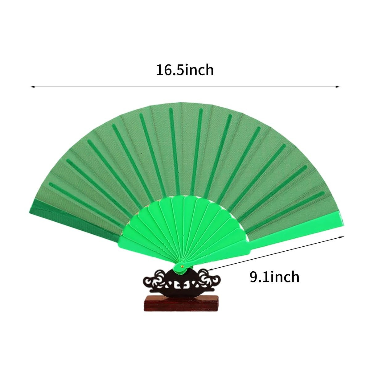 9.1 inches x 16.5 inches Plastic Handheld Fan, Customizable with Logo Imprint 8