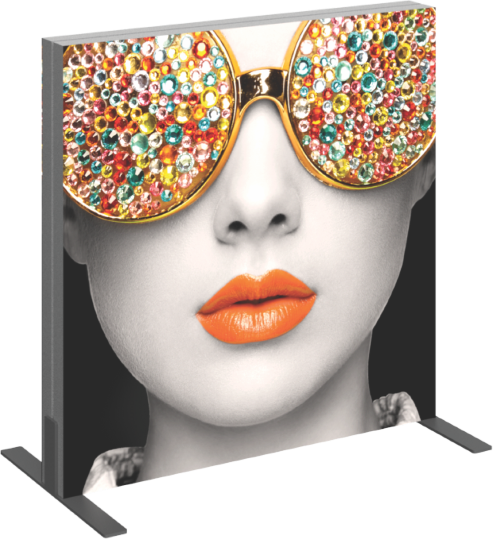 Vector Frame Light Box Square 01 Fabric Banner Display 3