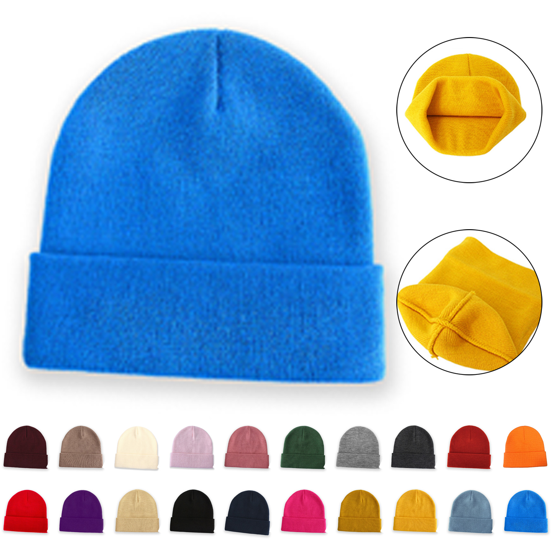 Knit Cuffed Beanie 1