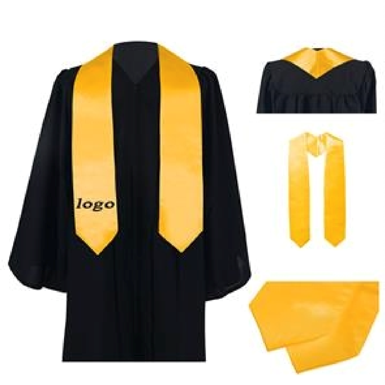 Plain Graduation honor Stole Sash 2