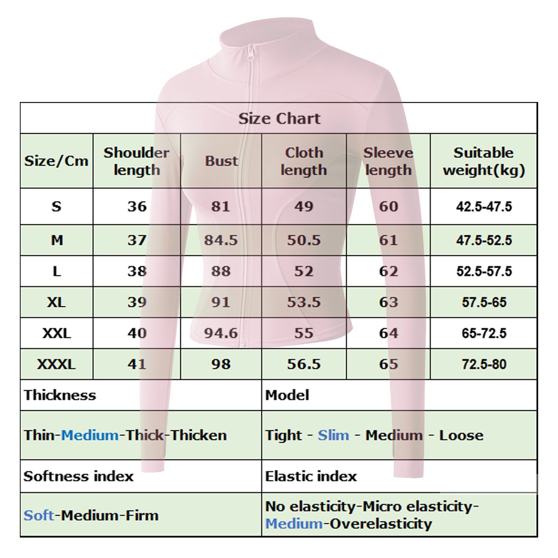 Women Lightweight Full Zip Slim Fit Yoga Sportwear 8