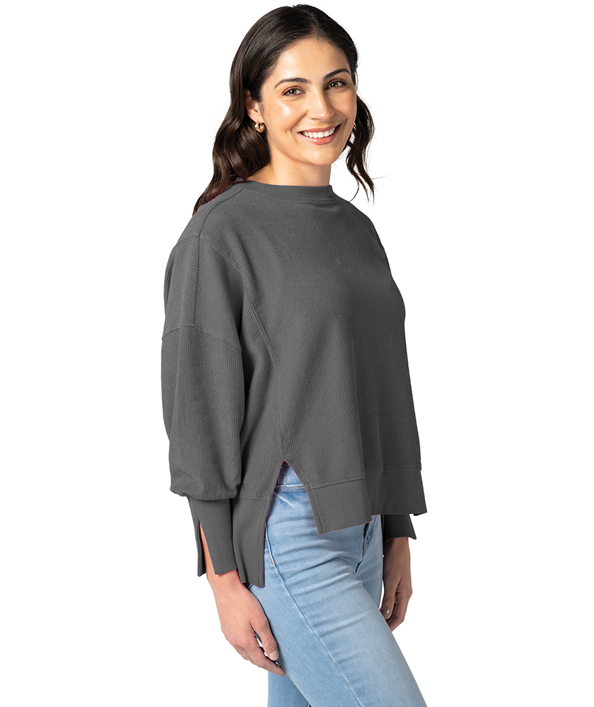 Women's Camden Spliced Crew Neck Sweatshirt 11