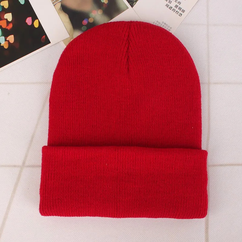 acrylic knitted beanie 10