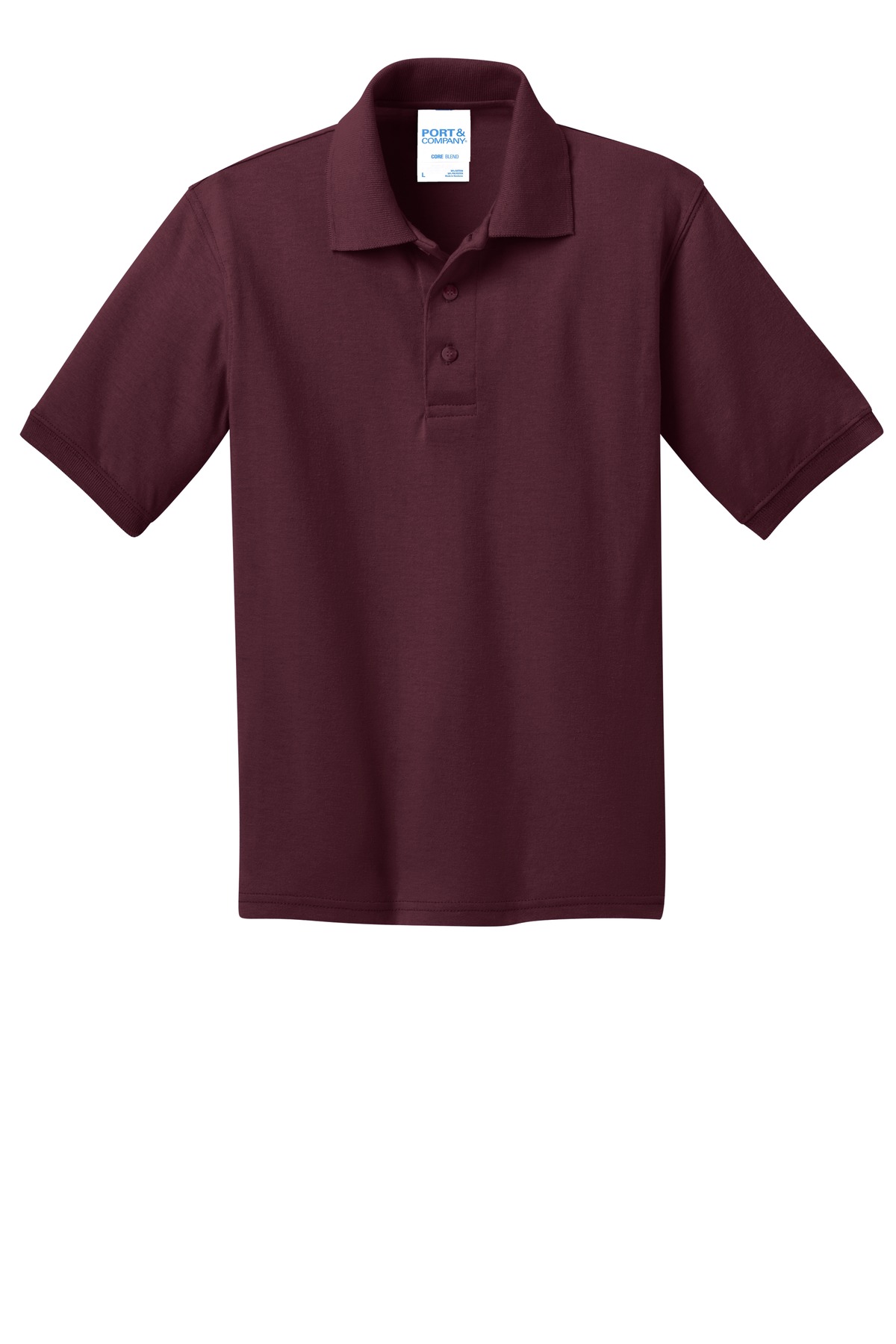 Port & Co Youth Core Blend Jersey Knit Polo. KP55Y 67