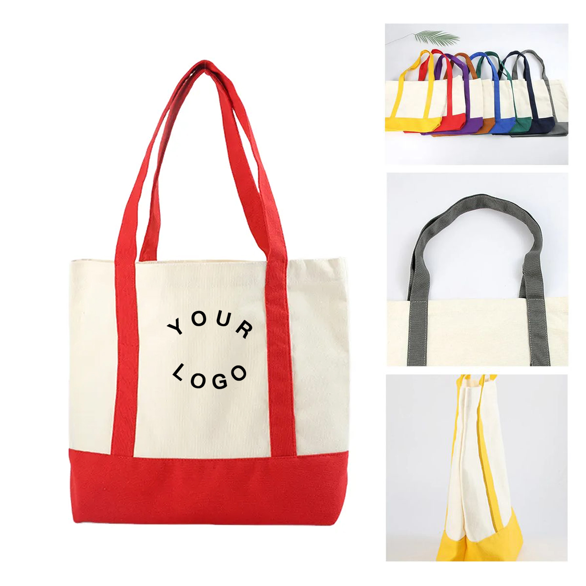 12oz Canvas Shoulder Tote for Travel or Shopping 2