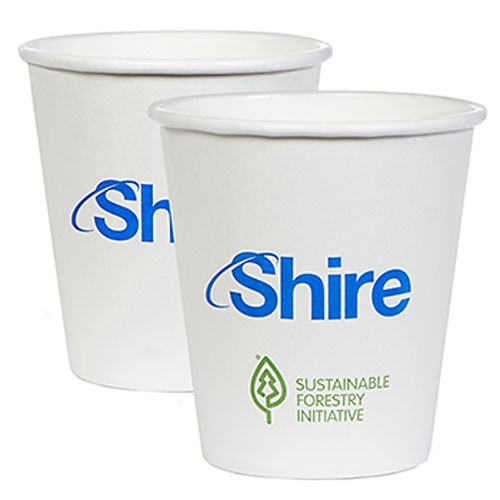 10 oz. SQUAT Paper Hot Cup - Flexographic printed 1