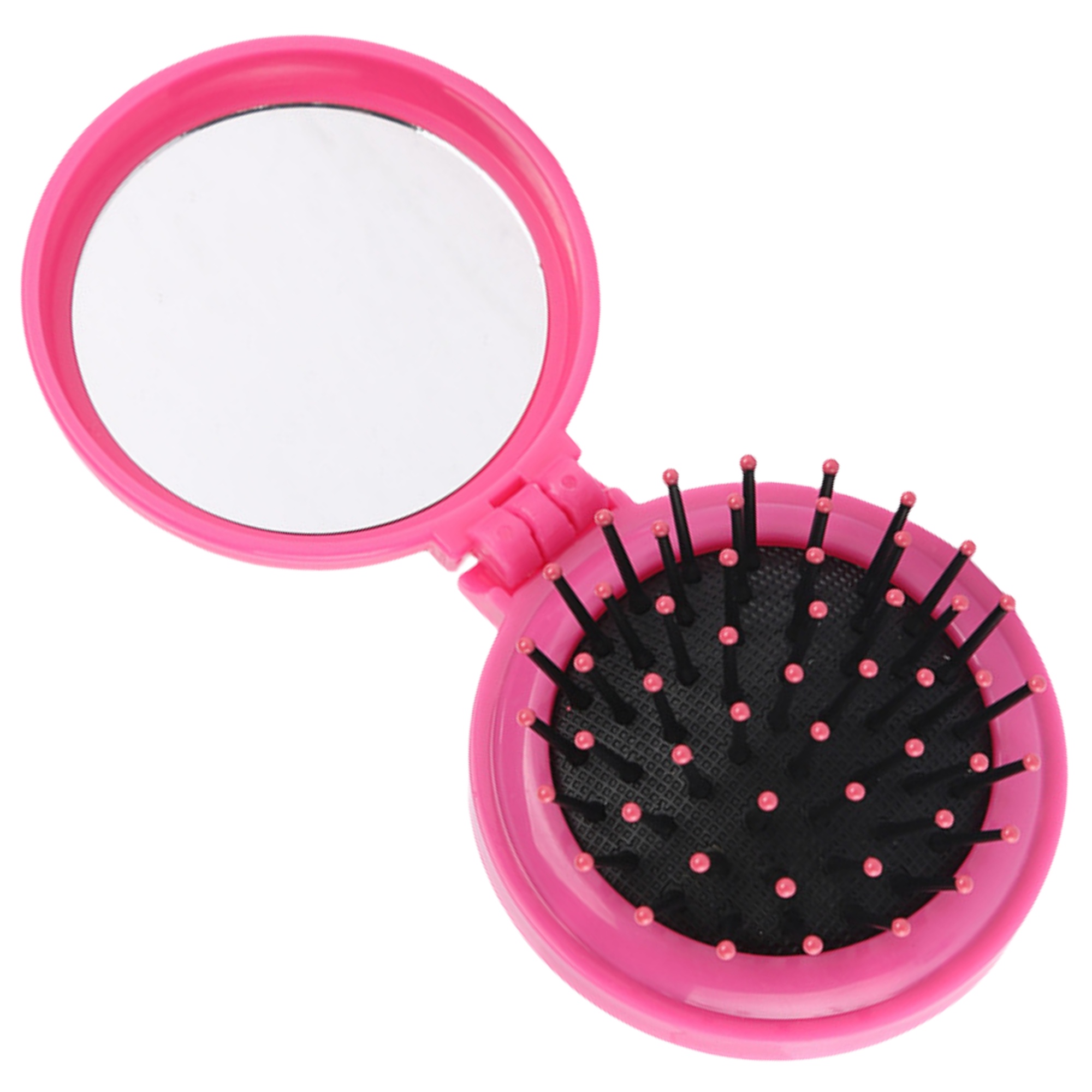 Round Mini Compact Massage Comb 7
