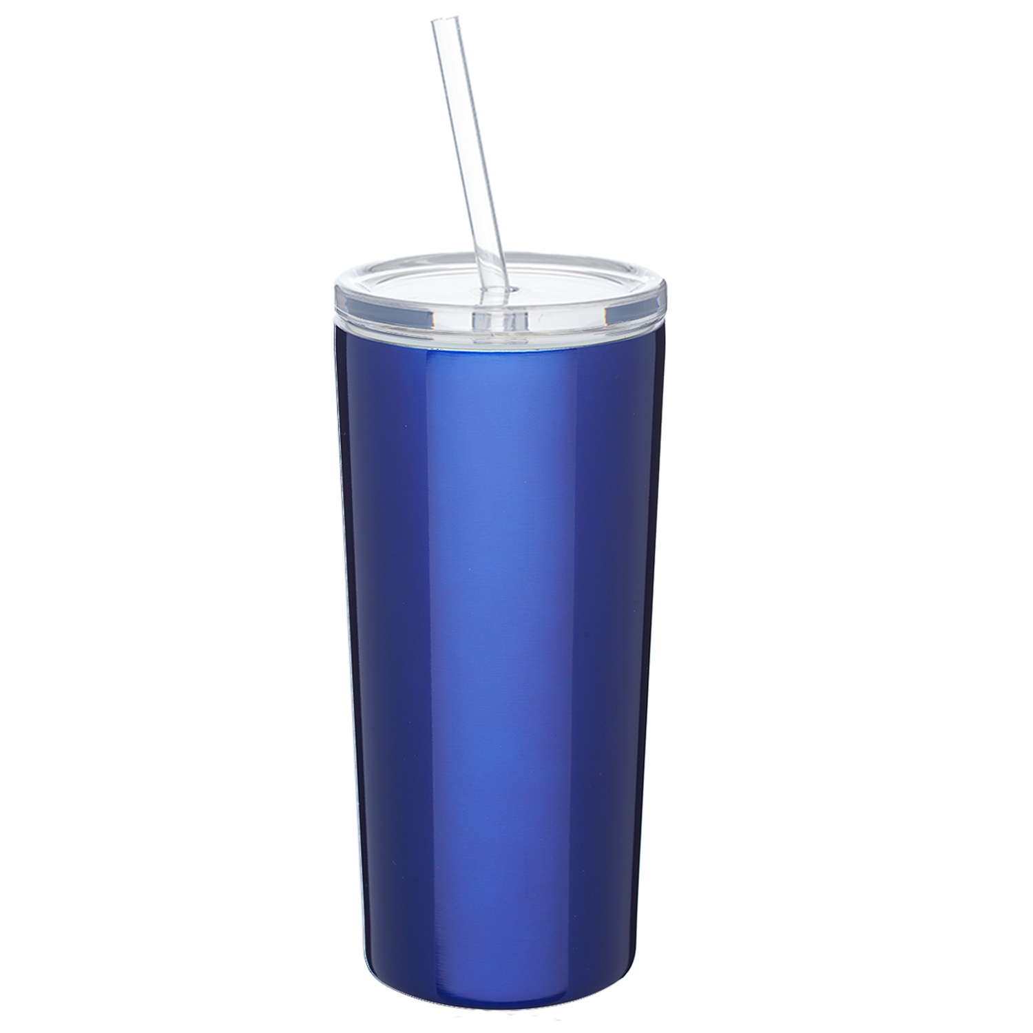 Stainless Steel Tumbler with Straw, 16 oz. 2