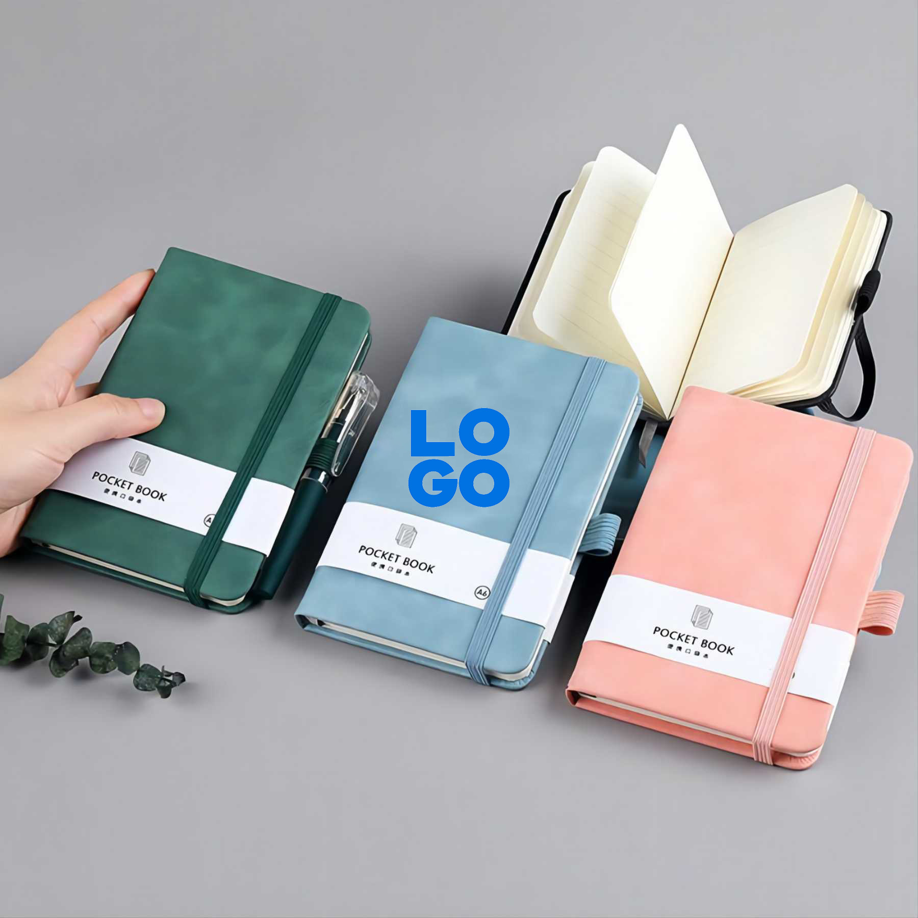 A7 Notebook with Pen Loop 1