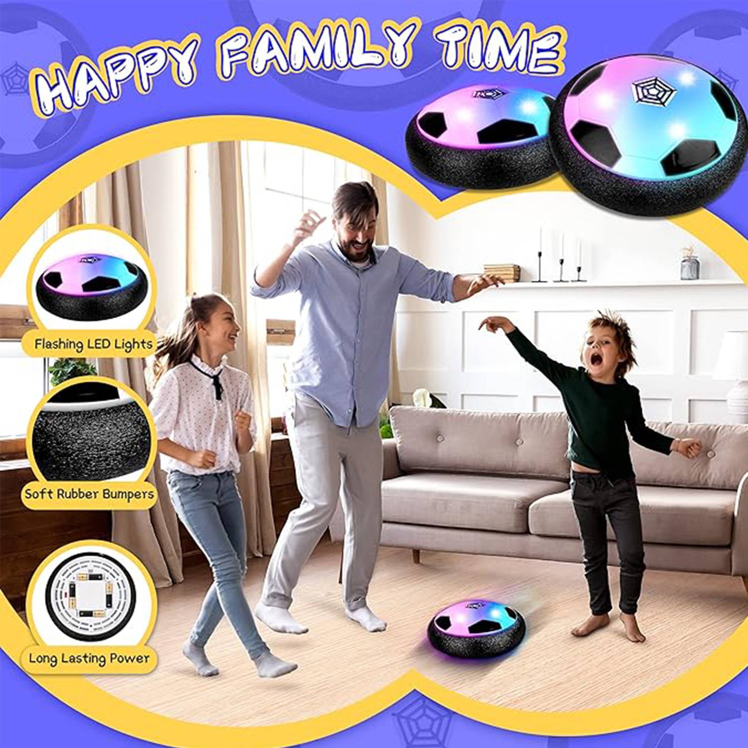 LED Hover Soccer Ball Toy 6