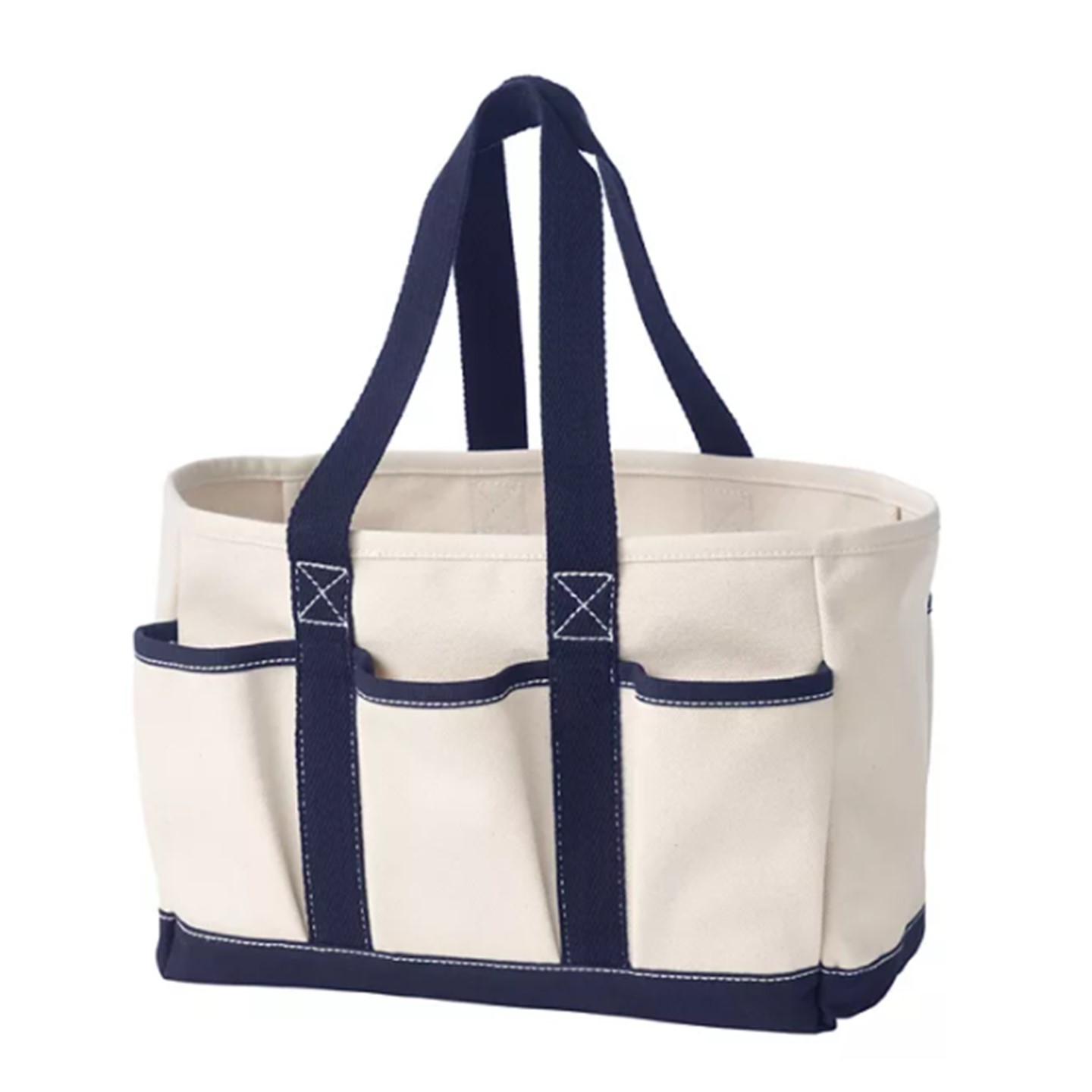 Canvas Multi Pockets Garden Tote, custom tote bag with logo imprint 5