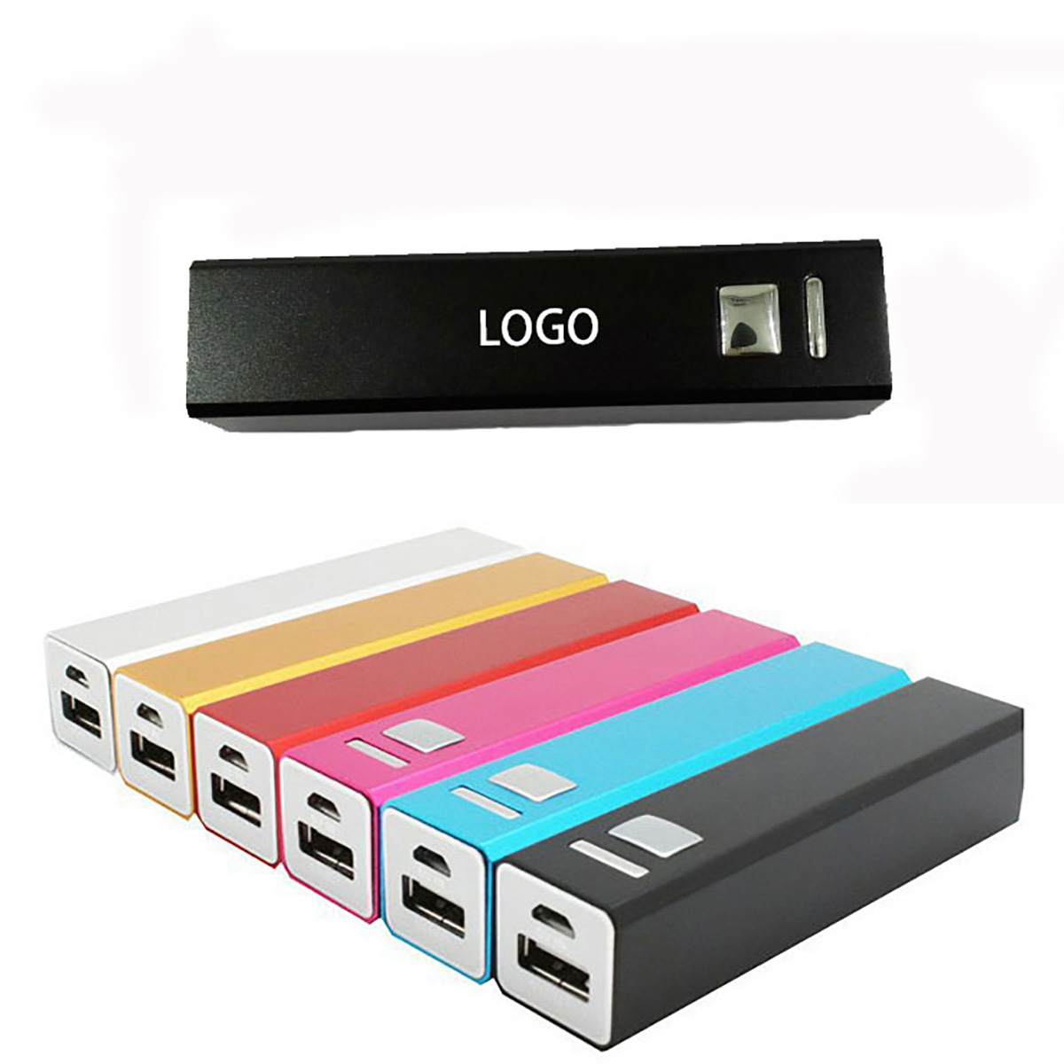 High Quality 2200 mAh Cuboid Power Bank 2