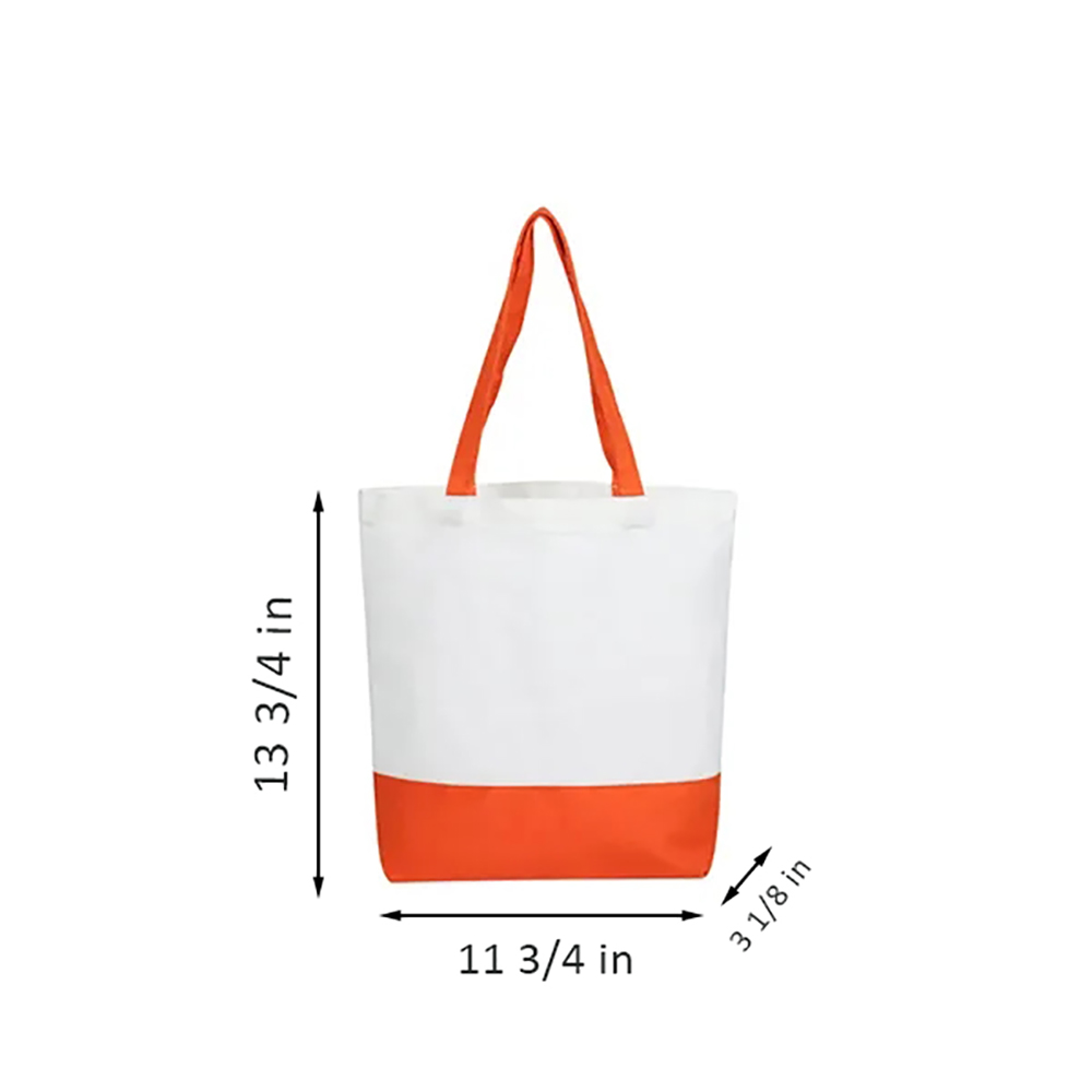 Handheld Canvas Tote Bag, custom tote bag with logo imprint 4