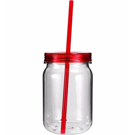 24 oz. Plastic Mason Jar 8