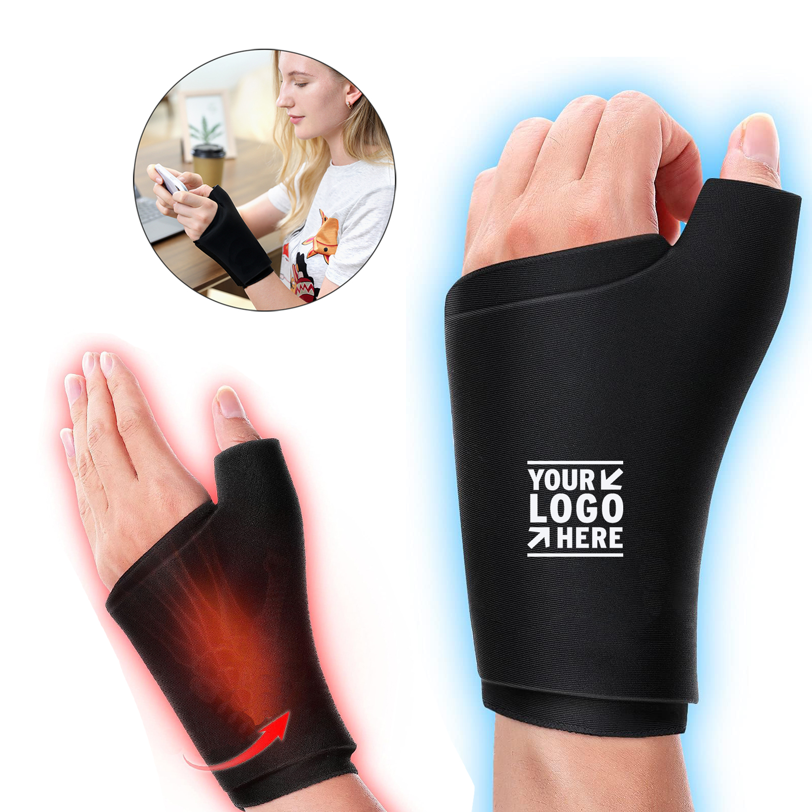 Wearable Thumb Wrist Ice Pack