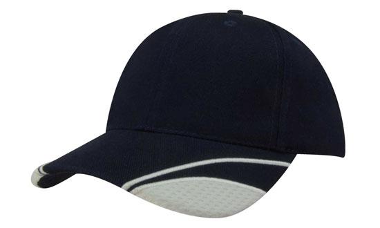 Brushed Heavy Cotton with Mesh Inserts on Peak 5