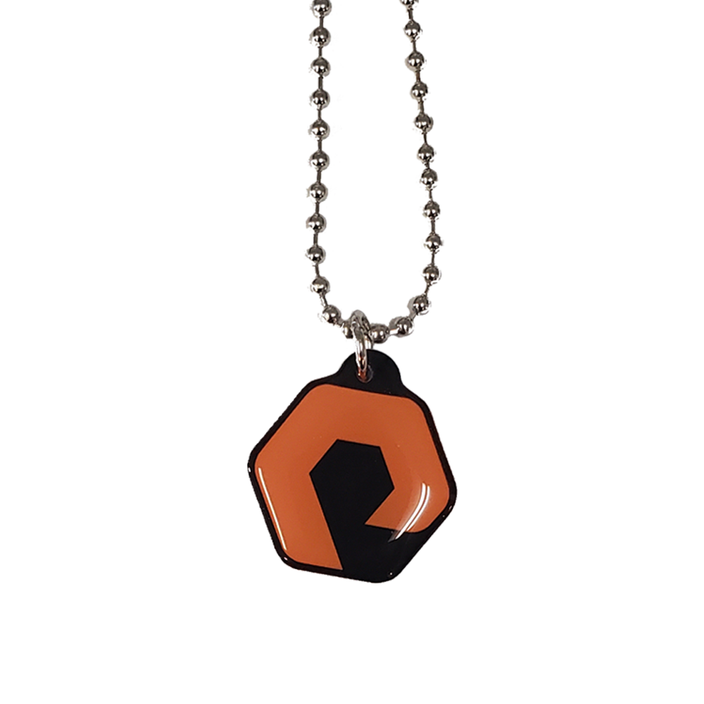 Ball Chain Necklace with Custom Pendant / Charm - Up to 1 Sq.In.