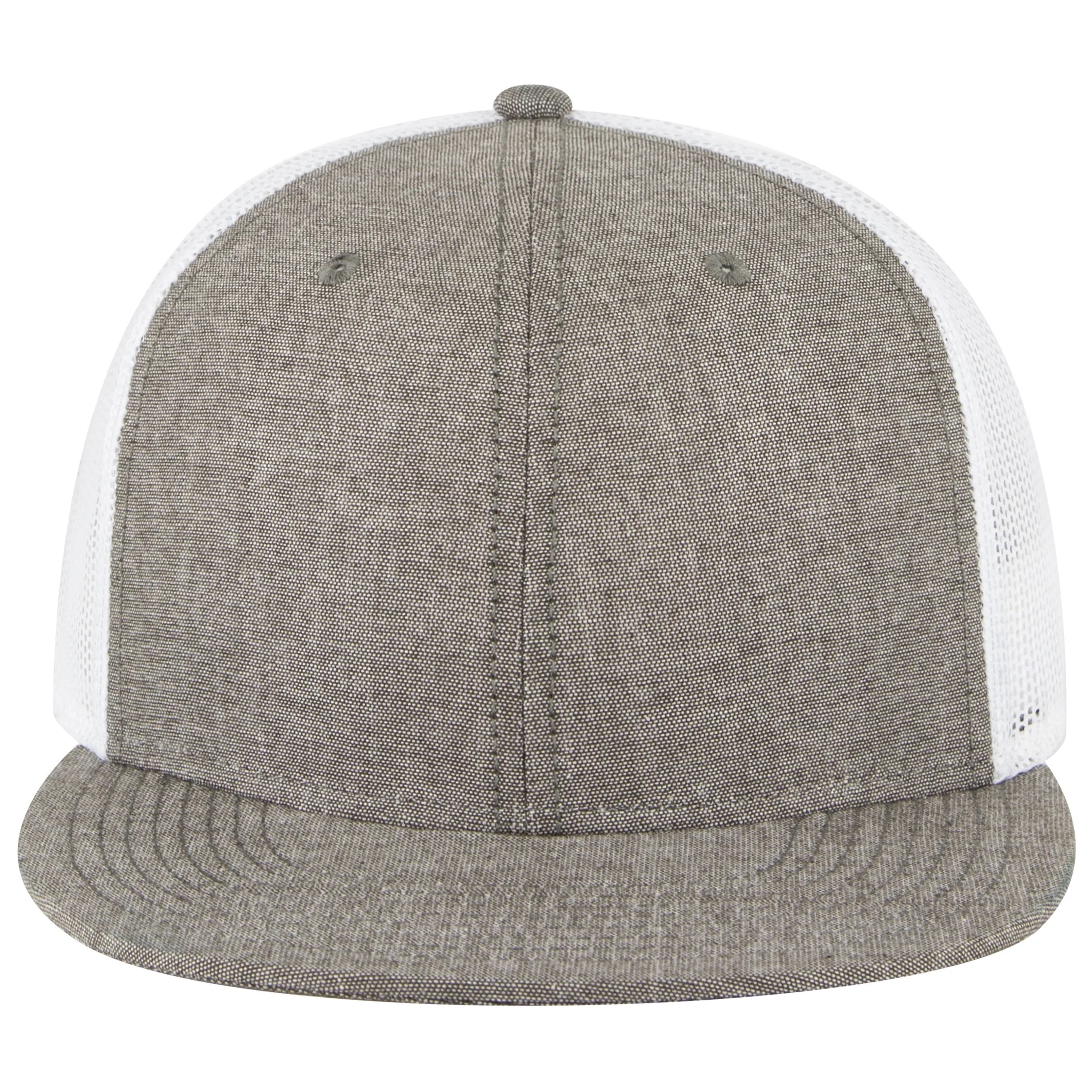 OTTO SNAP 6 PANEL MID PROFILE MESH BACK TRUCKER SNAPBACK HAT 20