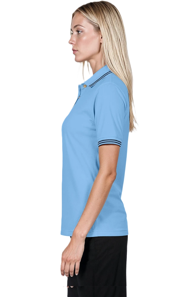 Ladies' Superblend Tipped Pique Polo 42