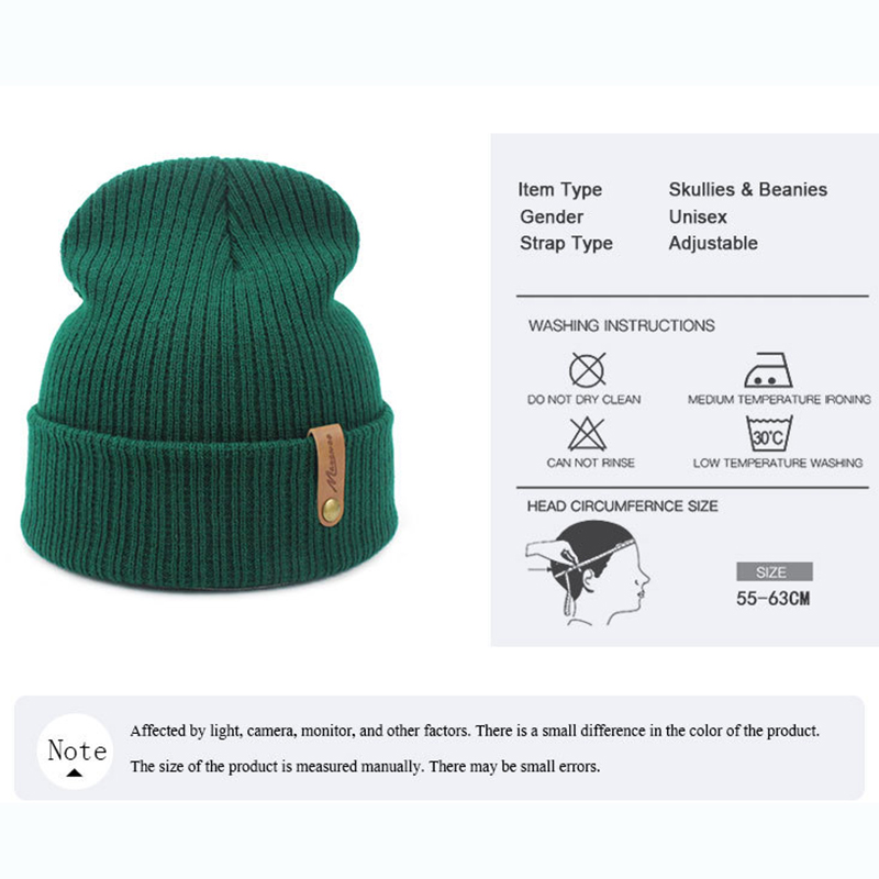 Winter Knit Beanie Hat Watch Cap 15