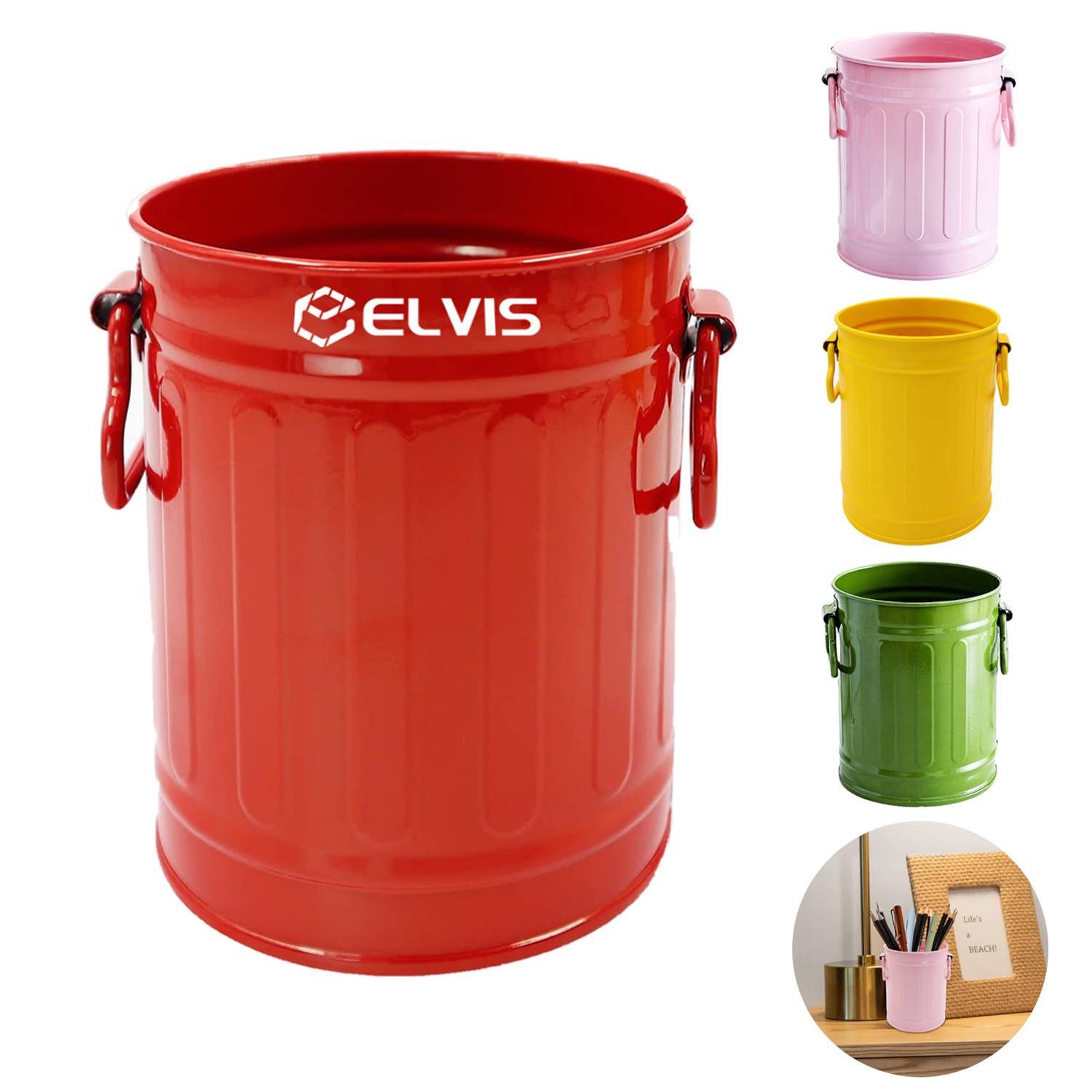 Large Capacity Desktop Stationery Storage Bin 6