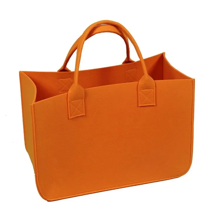 Large Felt Storage Bag, custom tote bag with logo imprint 3