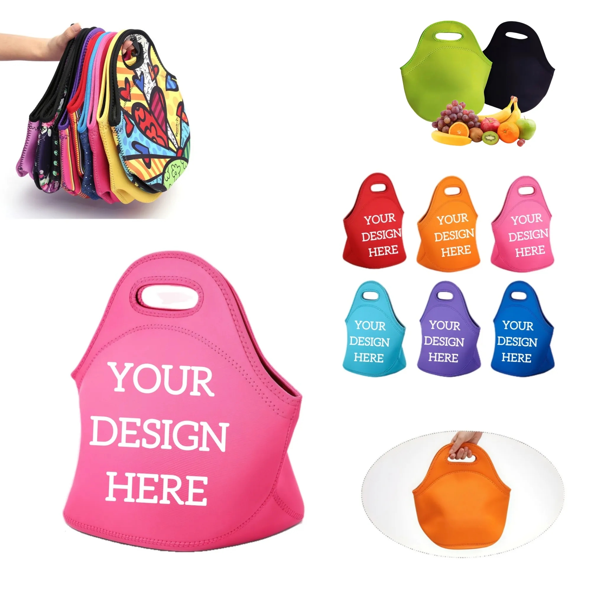 Premium Insulated Neoprene Lunch Bag 4