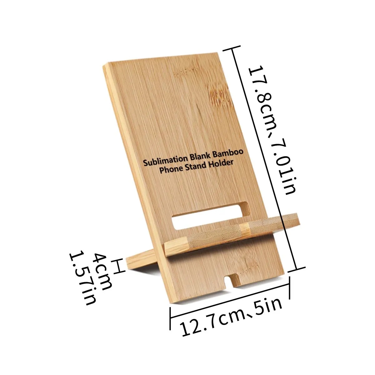 Eco-Friendly Bamboo Wood Phone Stand Holder 3