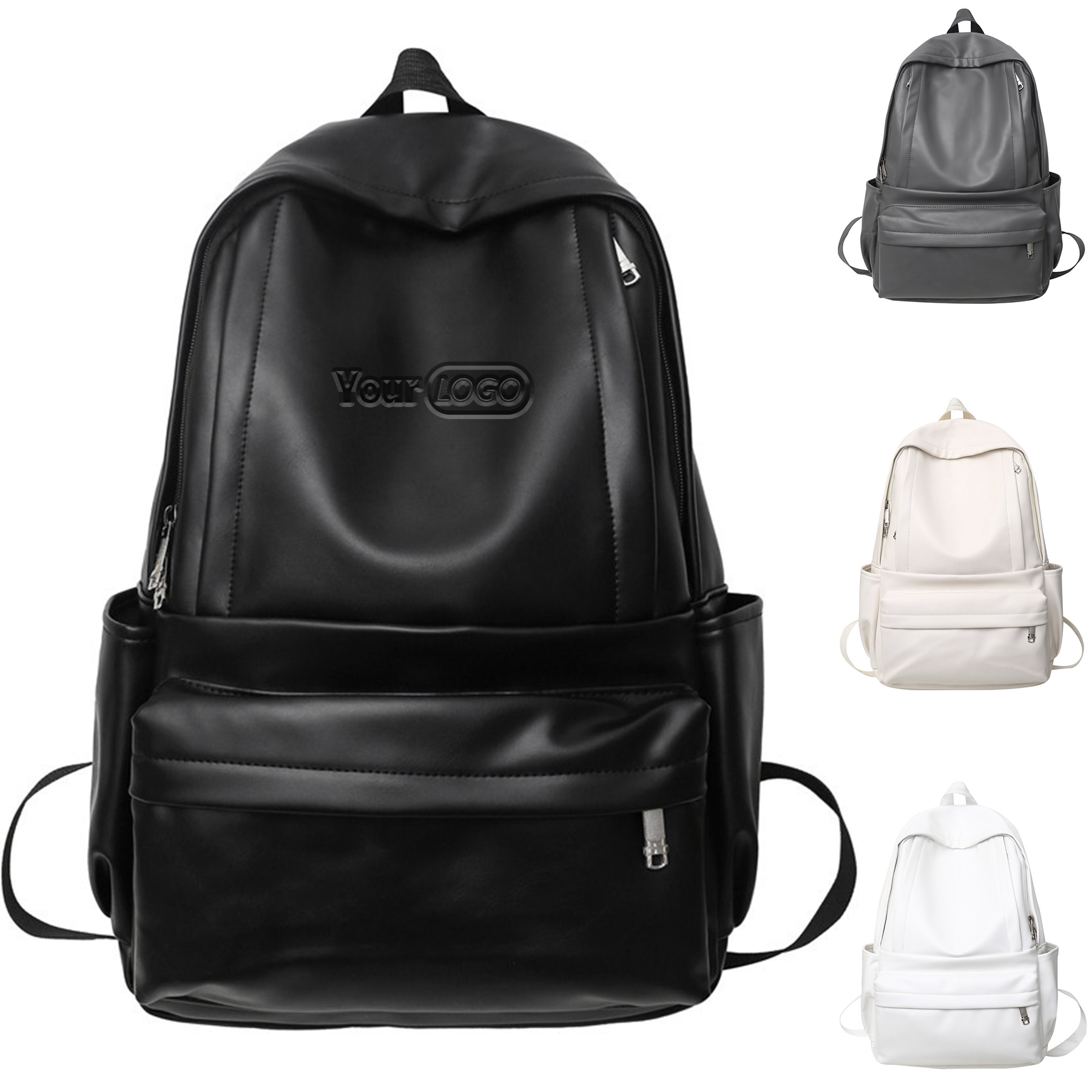 Soft PU Leather Fashion Backpack 2