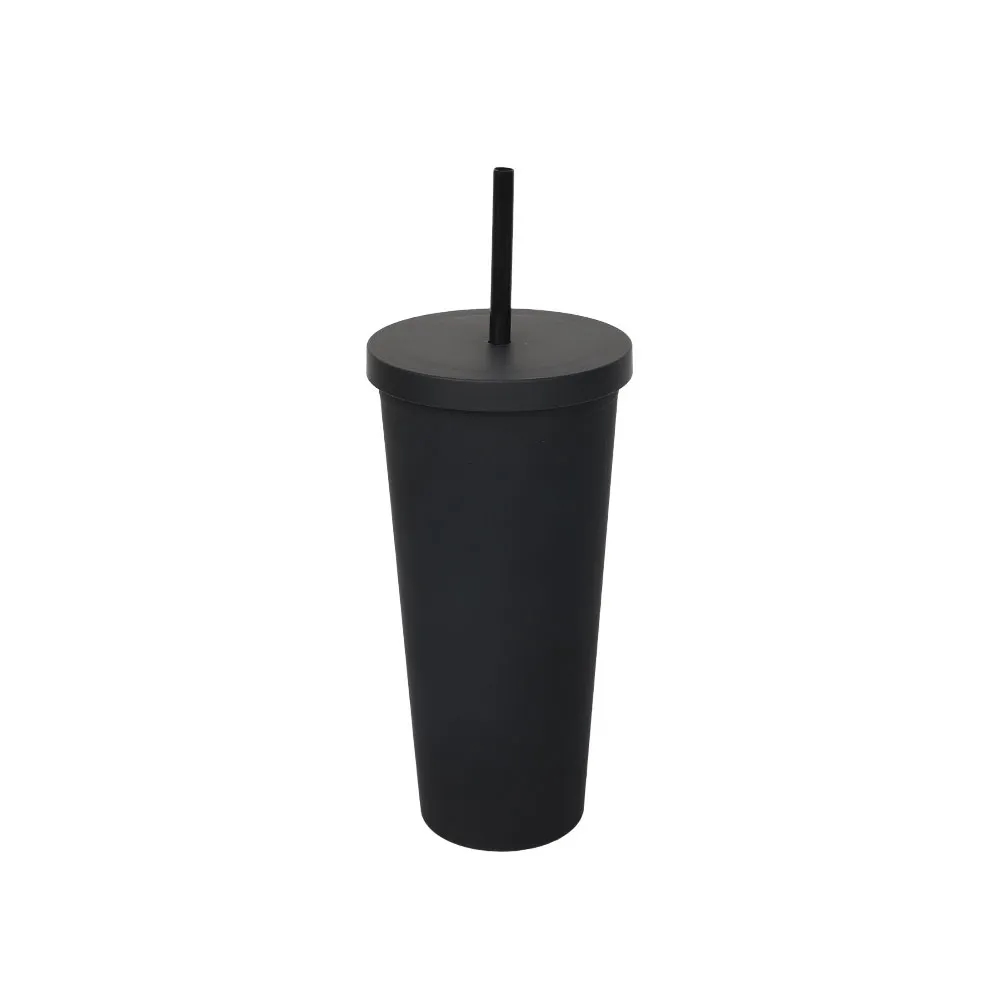 24 oz Skinny Tumbler with Lid and Straw 8