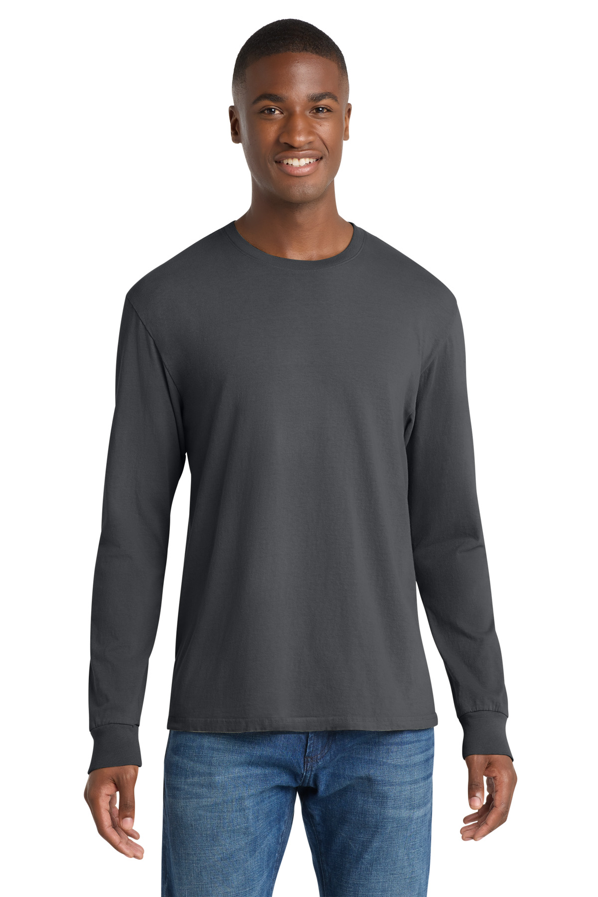 Port & Co Beach Wash Garment-Dyed Long Sleeve Tee PC099LS 65