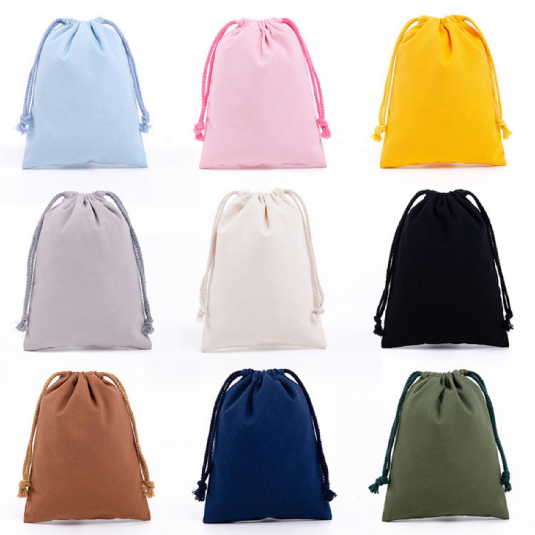 8Oz Cotton Drawstring Bags Sachet Bag 5