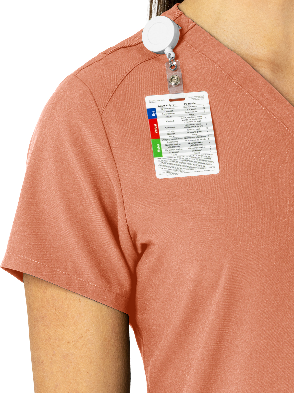 Wink - W123 - Women's Three-Pocket Flex-N-Reach V-Neck Top 53