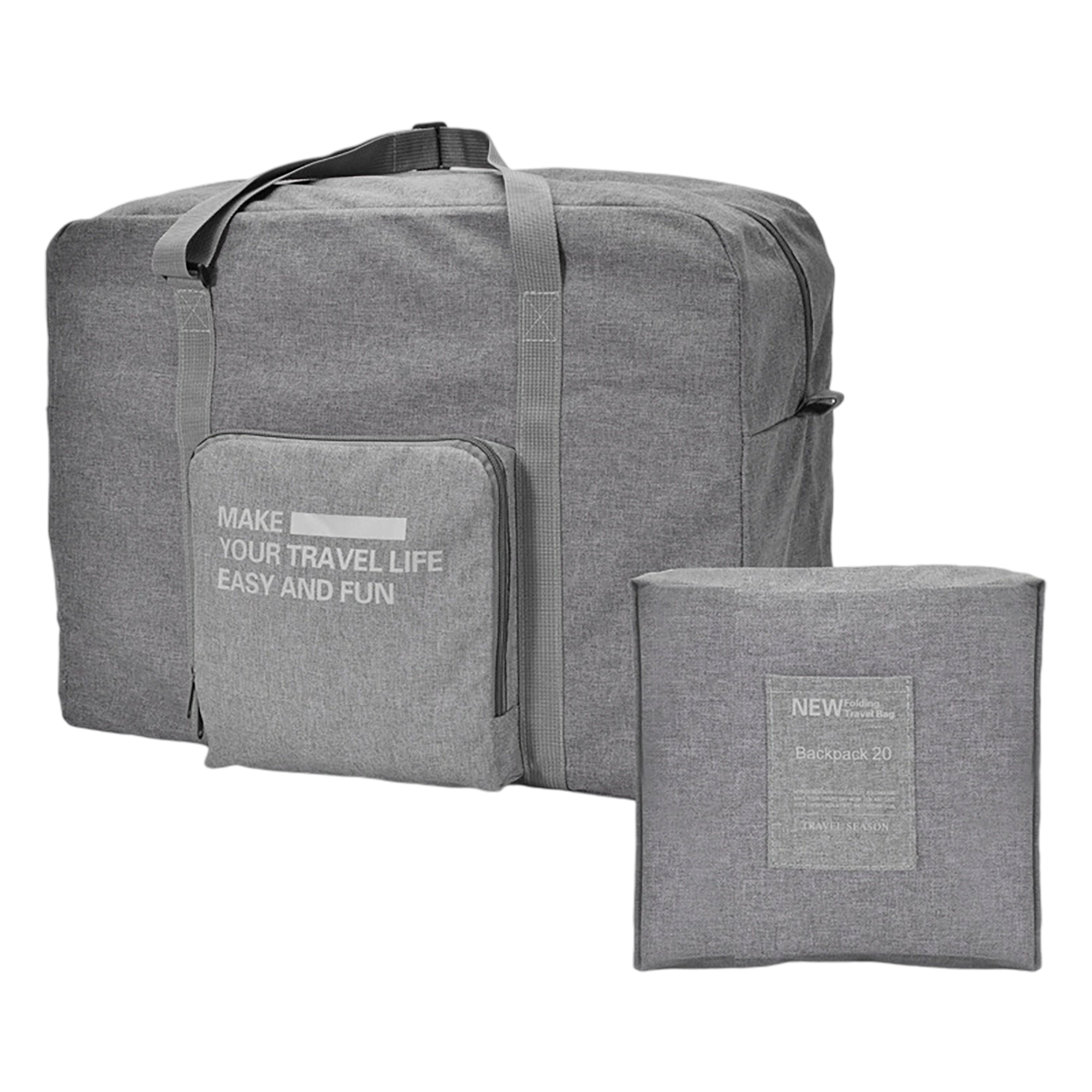 Oxford Foldable Travel Duffle 17.8" By 13.8" 2