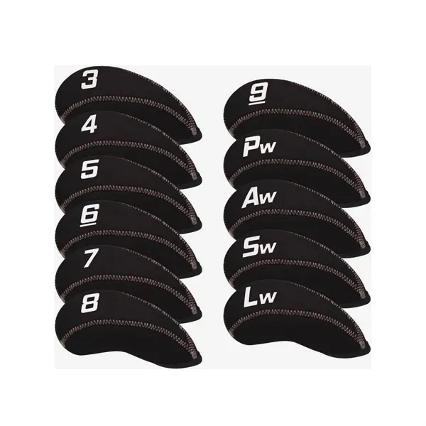 11-Piece Neoprene Golf Club Head Cover Set 9