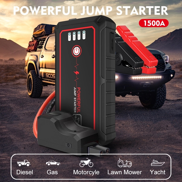 12V Emergency Power Supply Car Jump Starter 2