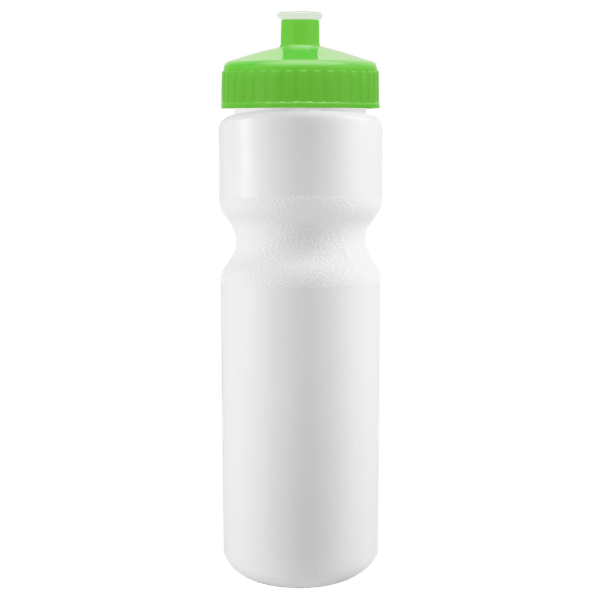 Cyclo-Cross 28oz Bike Bottle - White w/Push-Pull Lid 26