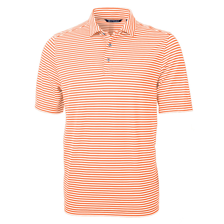 Cutter & Buck Virtue Eco Pique Stripe Recycled Men's Polo 18