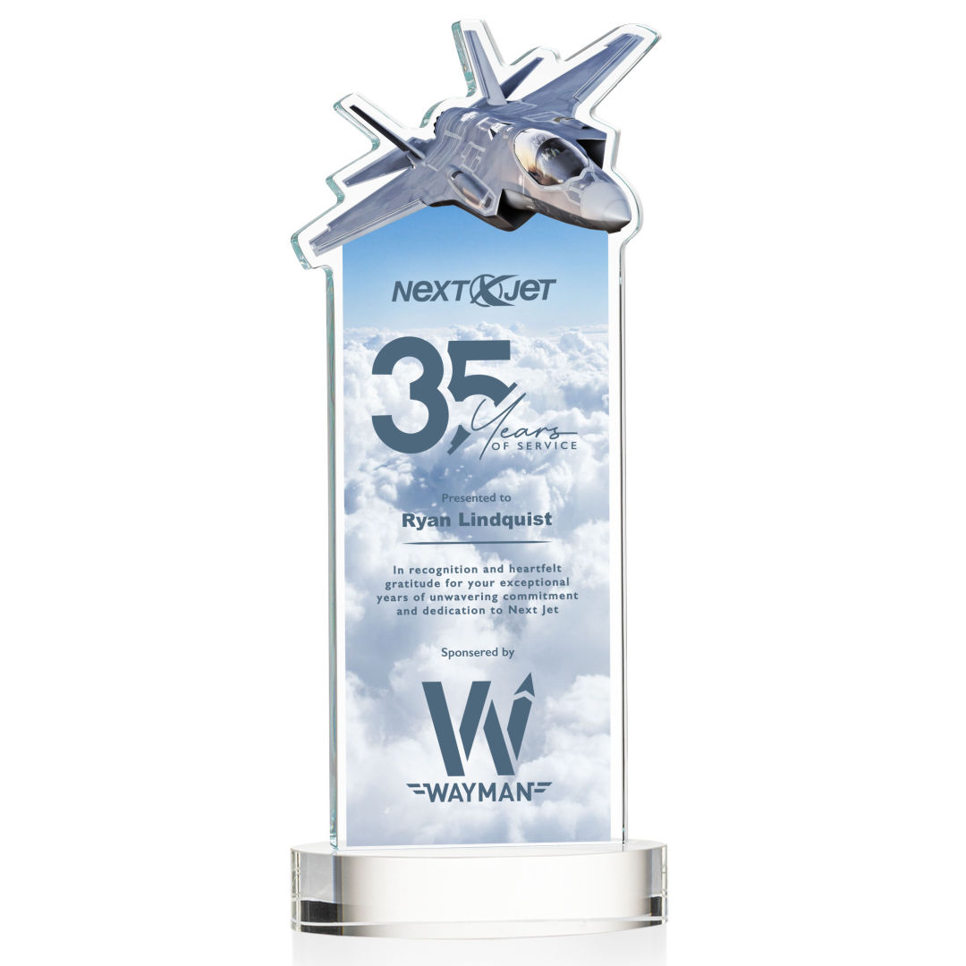 Top Gun VividPrint™ Award on Alberton Base - Clear 6