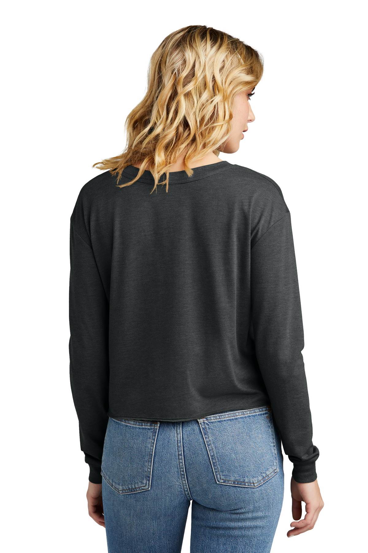 District Women's Perfect Tri Midi Long Sleeve Tee DT141 15