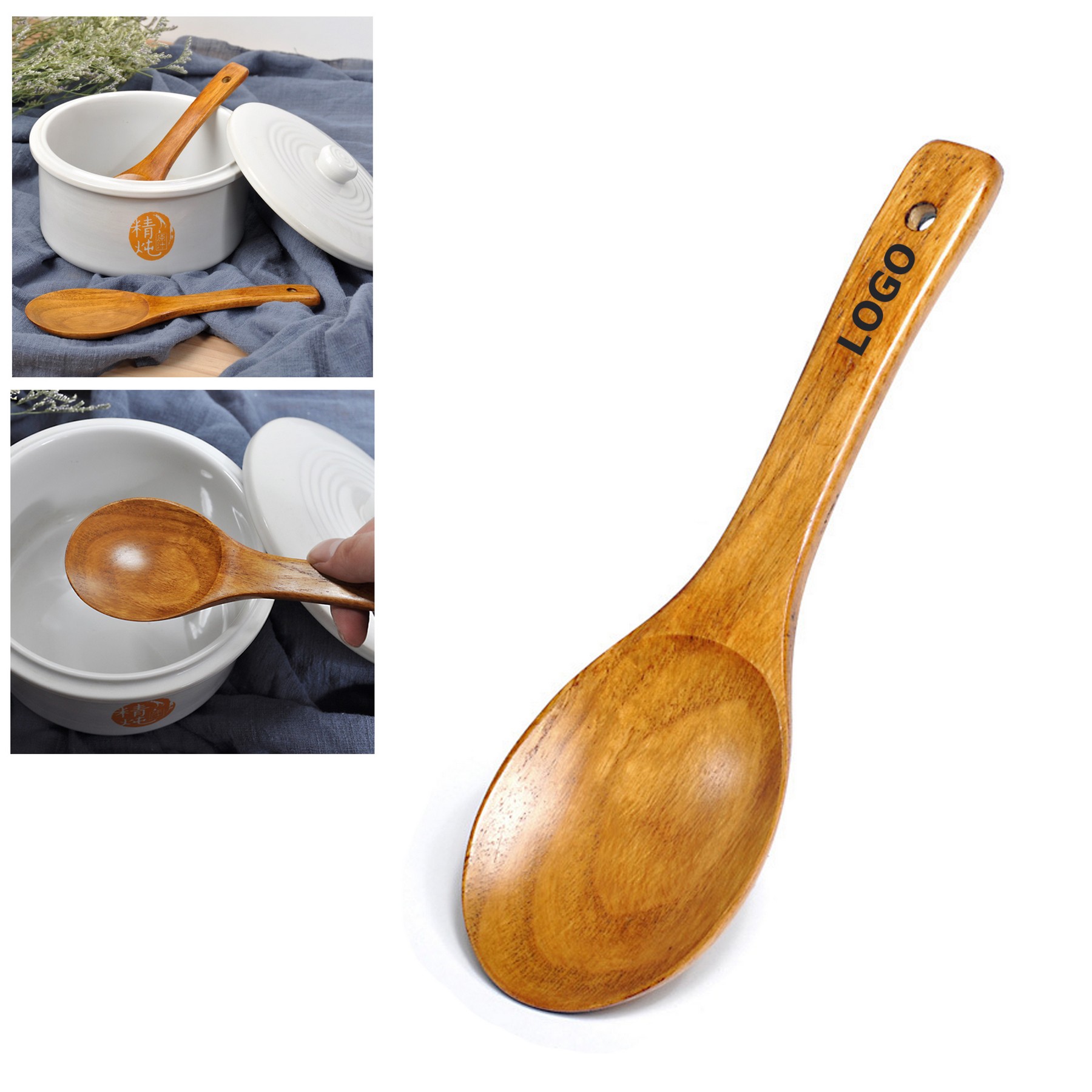 Natural Wooden Rice Spoon