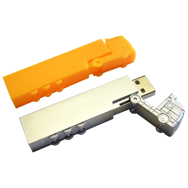 Plastic Truck USB Flash Drive w/ Cab Cap 6