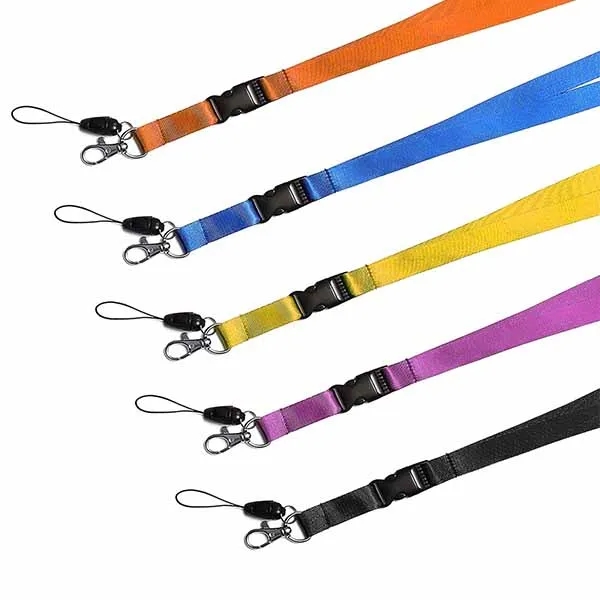 Detachable Safety Buckle Quick Release Lanyards With KeyRing 6