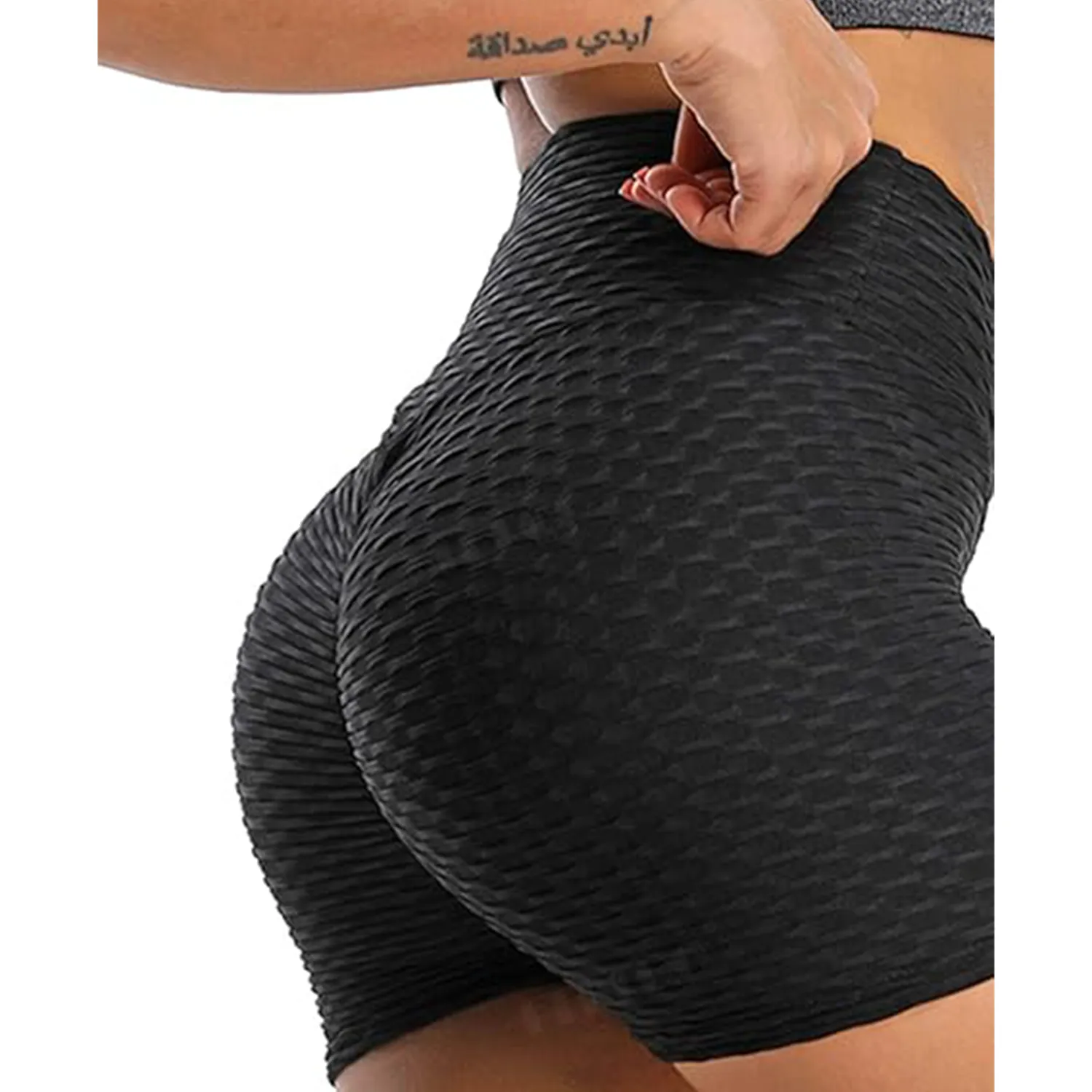 Women High Waisted Workout Shorts 6