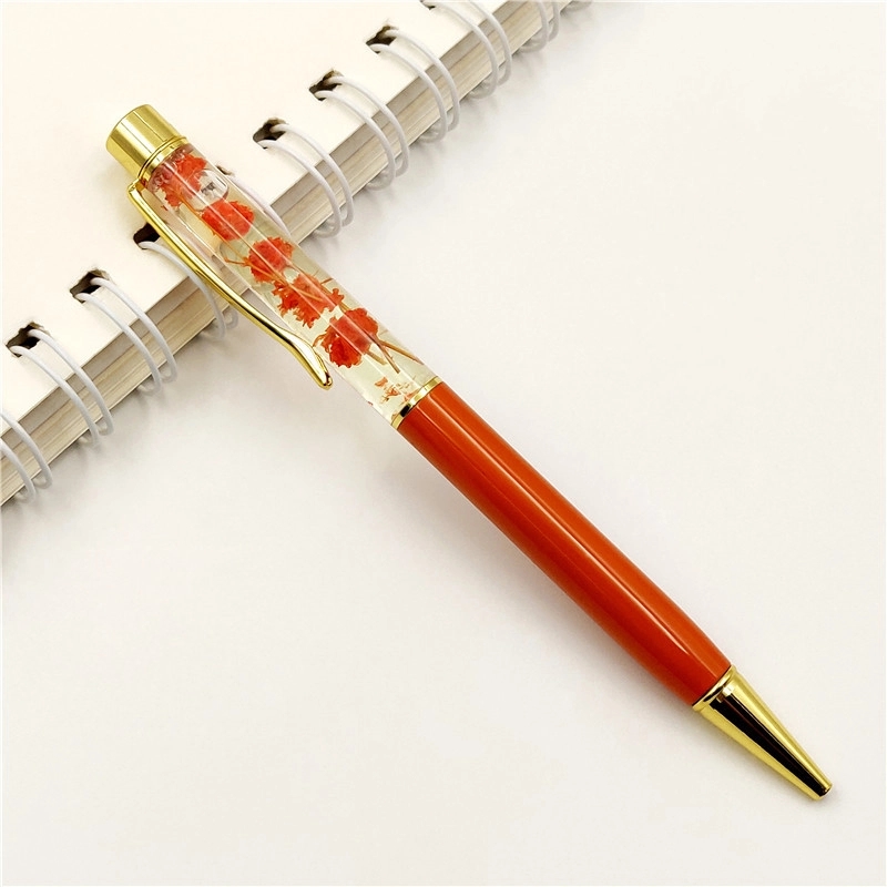 Dried Flower Metal Ballpoint Pen 2