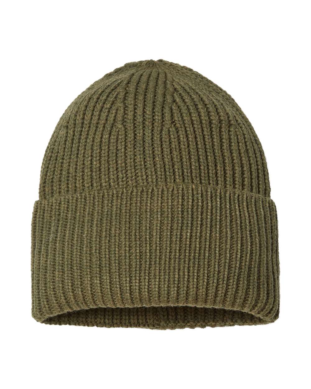 Sustainable Chunky Rib Cuffed Beanie - OAK 28