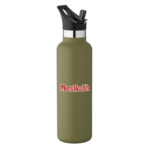 20 oz Basecamp Mesa Tundra Bottle with Screw Top and Flip-Top Straw Lid 73